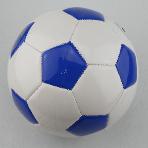 健心足球3号足球儿童pu足球蓝白块足球工厂体育用品